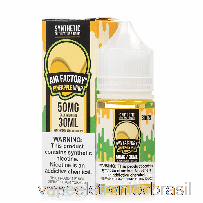 Vape Eletrônico Sais De Chicote De Abacaxi - E-líquidos De Fábrica De Ar - 30ml 50mg